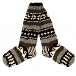 Skarpety Wełniane Szare Ręcznie Robione r. 38-39