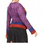 Bluzka Bawełniana z Długim Rękawem Fiolet Mushrooms L/XL