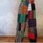 Spodnie Patchwork Haremki Multikolor od Hippie Shop