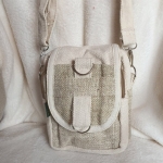 torebka nerka z konopi, hemp bag.