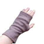 Mitenki Wełniane Cappuccino Średnia Długość