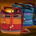 Torba Bawełniana Boho Morskie Fale Cross Body