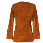 Bluzka Bawełniana Spirala Rdza L Guru Shop