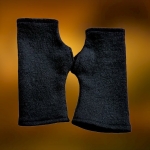 Mitenki Wełniane Klasyczne Czarne od Bayba Hit