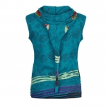 kamizelka z kapturem, hooded vest.