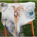 Chusta Lniana Trójkątna Dmuchawce