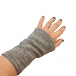 Ocieplacze Wełniane na Ręce Szary Melanż