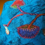 Bluzka Bawełniana z Długim Rękawem Zieleń Mushrooms XXL