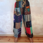 Spodnie Patchwork Haremki Multikolor od Hippie Shop