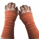 Ocieplacze na Ręce Bawełniane Rdzawe od Byaba Hit