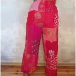 Spodnie Patchwork Haremki Odcienie Różu od Bayba Hit