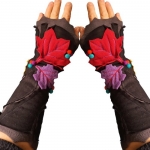 Ocieplacze na Ręce PIXIE Polarowe w Liście Klonu