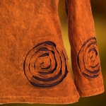 Bluzka Bawełniana Spirala Rdza L Guru Shop