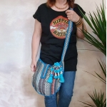 torebka bohemian half moon