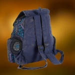 Duży Plecak Kolorowy PACYFA Zielony Hippie