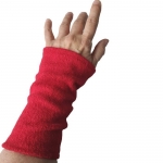 Ocieplacze Wełniane na Ręce Czerwone
