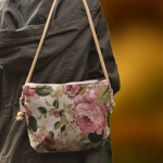 torebka lniana, linen handbag.