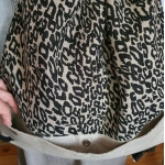 Plecak Lniany Worek Damski Czarna Pantera i Natura