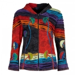 Bluza Elf z Długim Kapturem Czarna Kolekcja Mushrooms XXL