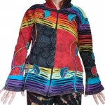 Bluza Elf z Długim Kapturem Czarna Kolekcja Mushrooms XXL