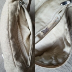 nerka lniana, linen bum bag.
