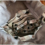 Torebka Lniana DUAL MINI Srebro