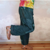 spodnie haremki patchwork, harem pants.