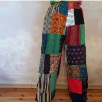 Spodnie Patchwork Haremki Multikolor od Hippie Shop