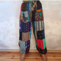 Spodnie Patchwork Haremki Multikolor od Hippie Shop