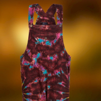 Spodnie Ogrodniczki Sztruksowe Tie Dye