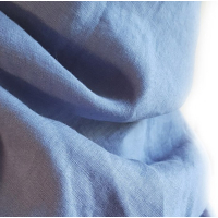 Chusta Bandana Lniana Indygo Trójkątna