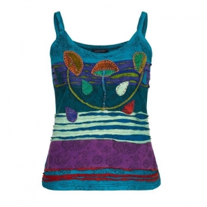 top bawełniany hippie top.