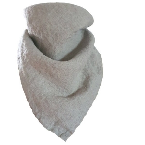 bandana konopna na głowę i na szyję, hemp bandana.