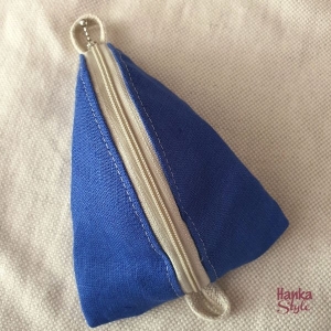 Mini Bag Lniany Szafir