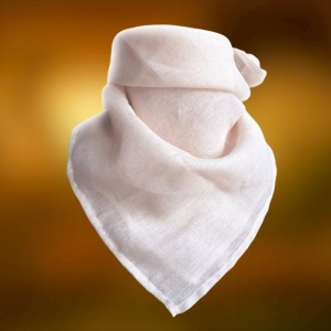 Bandana Lniana Jasna Morela