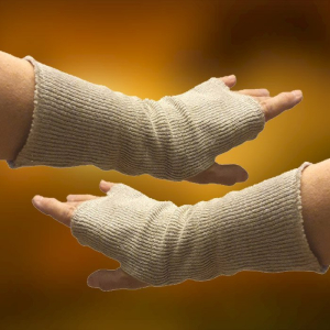 Mitenki Konopne Rękawiczki z Dzianiny Konopnej