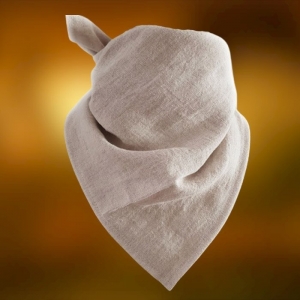 Bandana Lniana Zmiękczana Natura