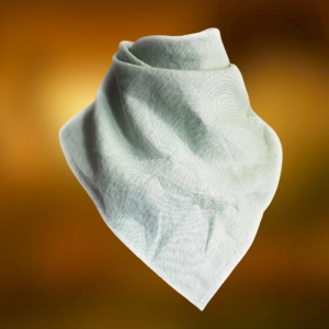 Bandana Lniana Jasna Mięta
