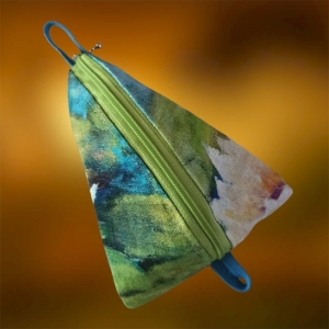 Mini Bag Lniany Lilie Wodne