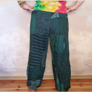 spodnie haremki patchwork, harem pants.