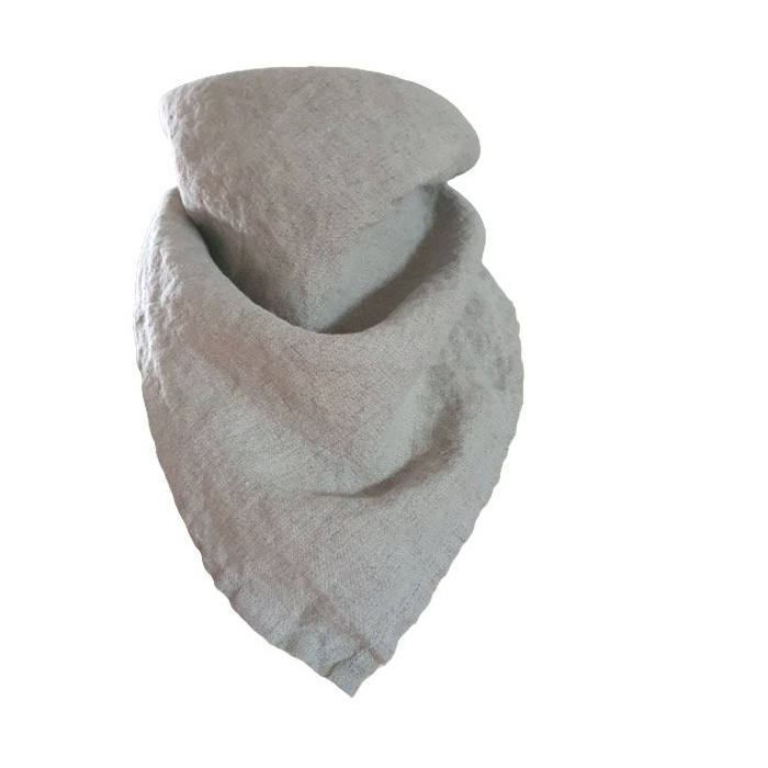 bandana konopna na głowę i na szyję, hemp bandana.