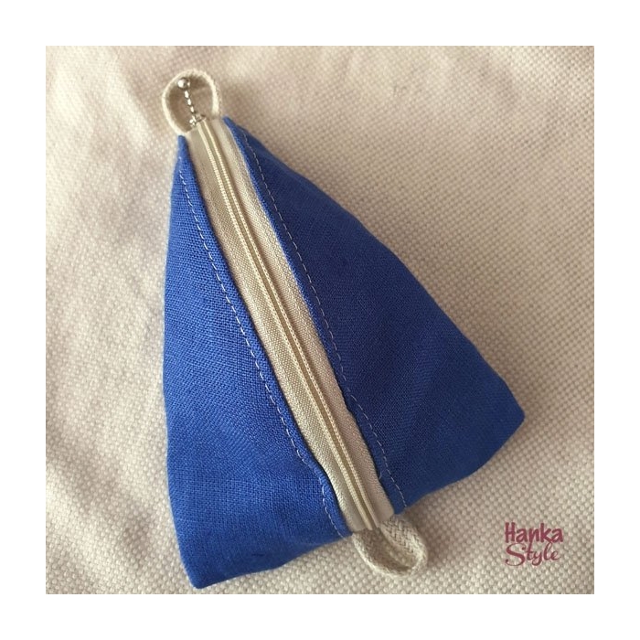 Mini Bag Lniany Szafir