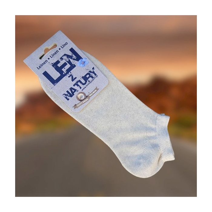 Skarpety Lniane Stopki Jasne rozmiar 44-45