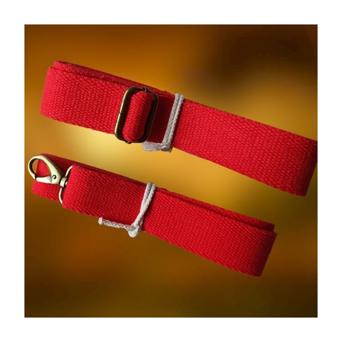 Pasek do Torebki Czerwony 130 cm Bawełna / Oksyda
