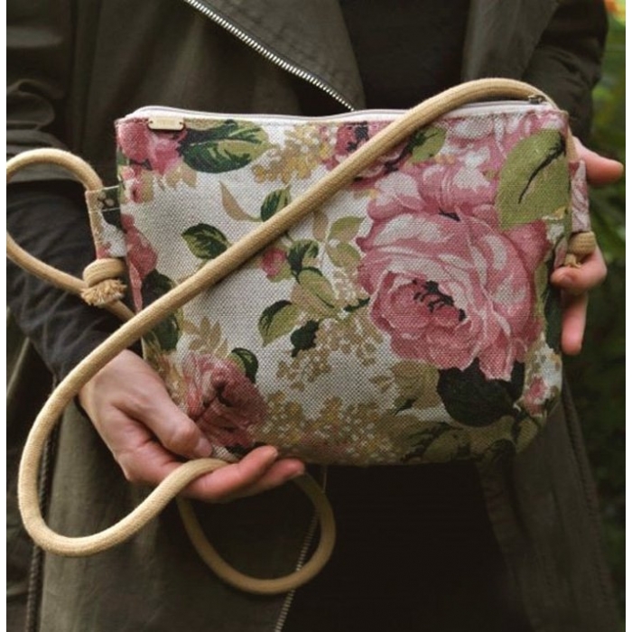 torebka lniana, linen handbag.