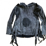 bluza z długim kapturem, long hooded sweatshirt.