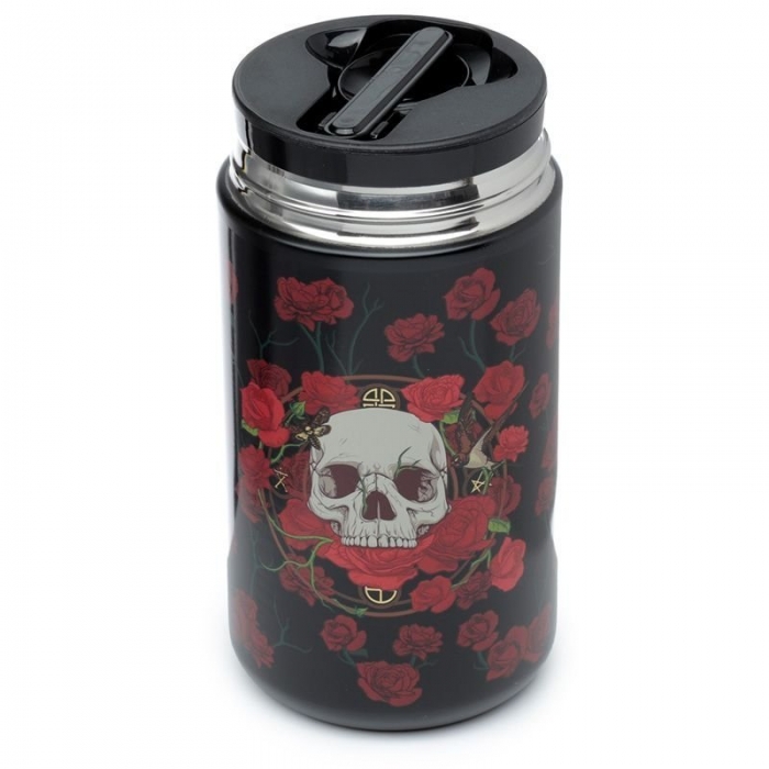 Pojemnik na Lunch Czaszka i Róże Stal Nierdzewna 500 ml